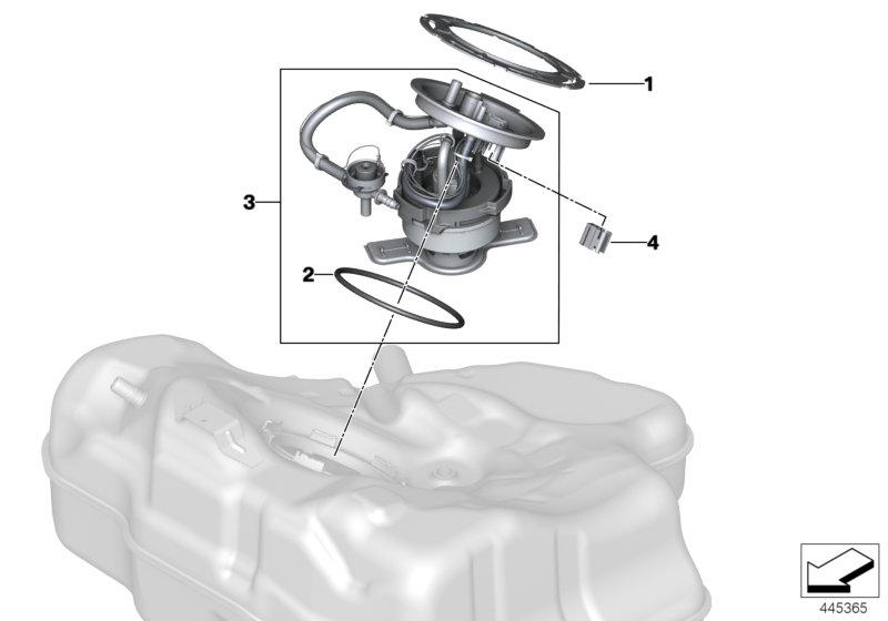 Fuel pump and fuel level sensor