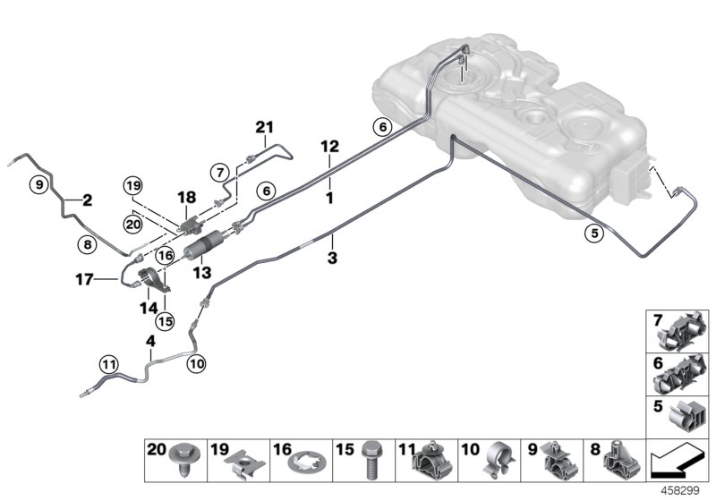 Fuel line / fuel filter