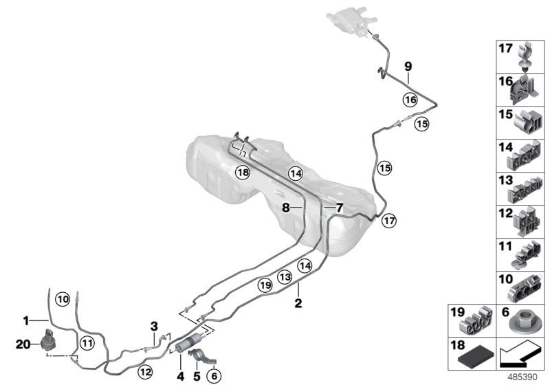 Fuel line / fuel filter