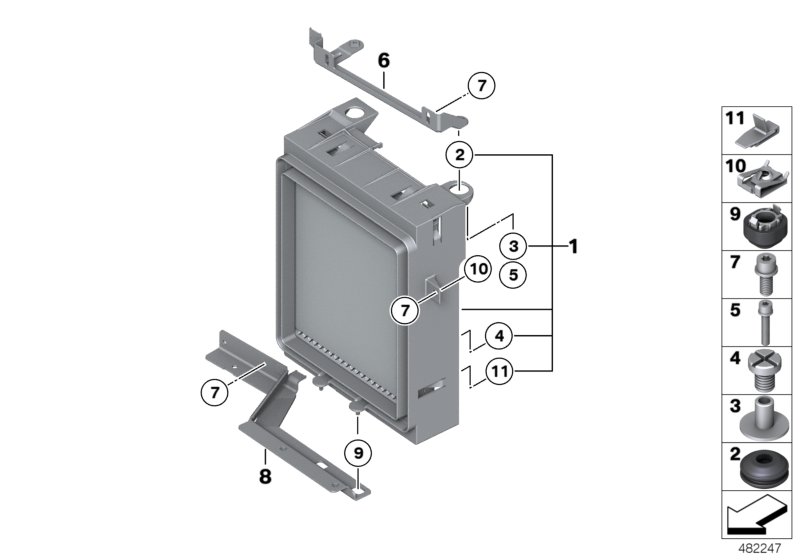 Additional cooler, wheel arch