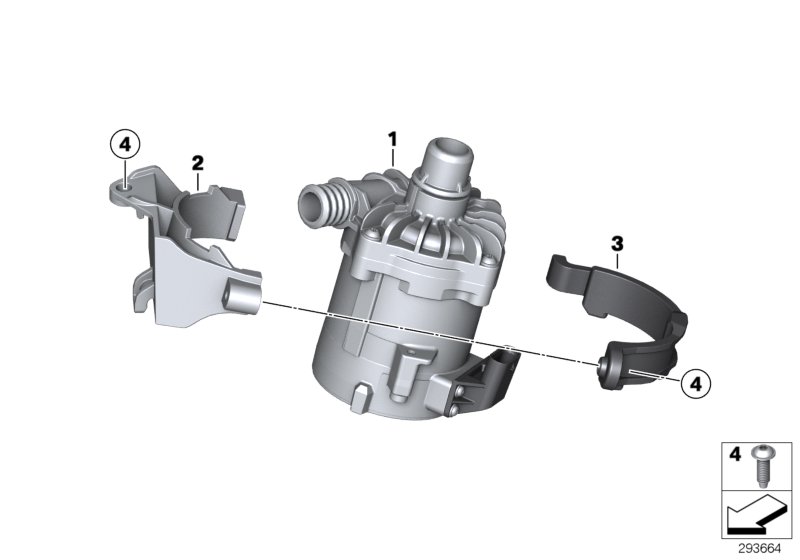 Additional water pump