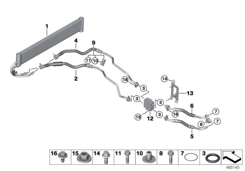 Transmission oil cooling