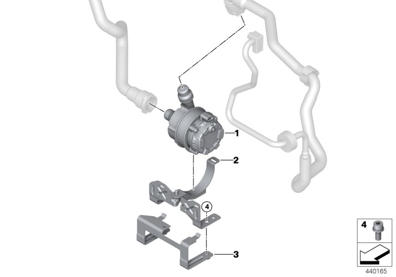 Additional water pump