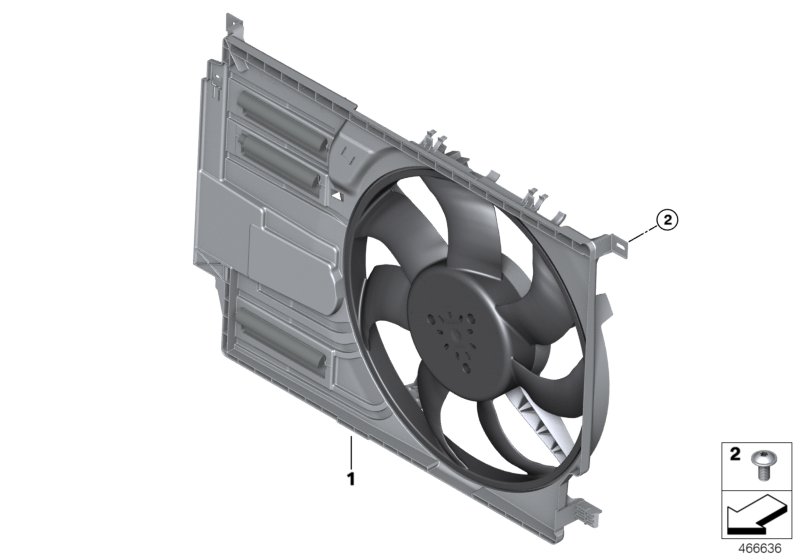 Fan housing with fan