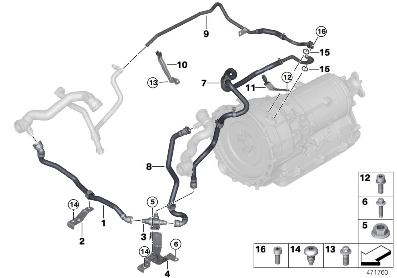 Cooling circuit, el. machine electronics