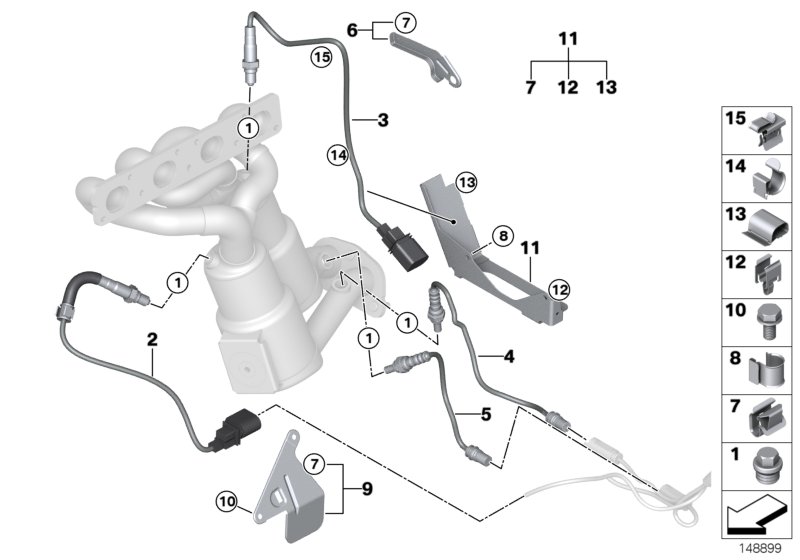 Lambda Probe Fixings