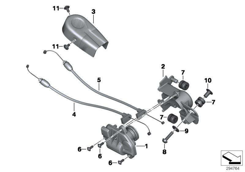 Positioner unit, exhaust flap