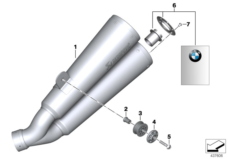Muffler catalyst/attach.parts