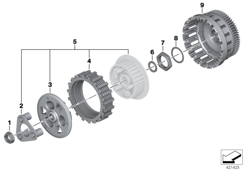Clutch - single parts