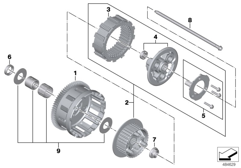 Clutch with drive plate