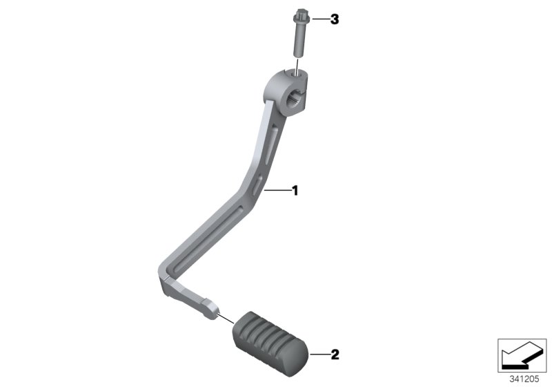 External gearshift parts/Shift lever