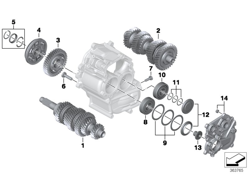 Individual transmission parts