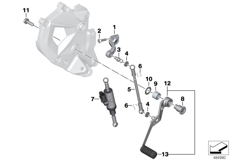 Outer gearshift parts