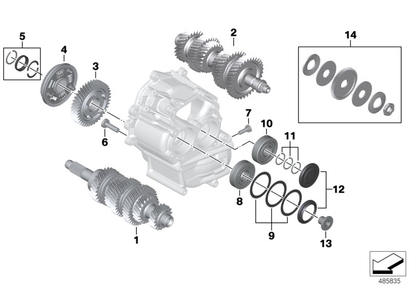 Individual transmission parts