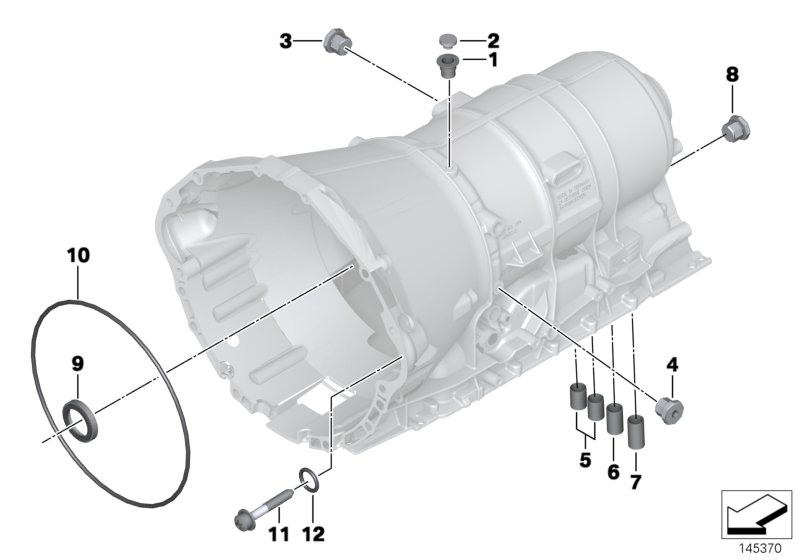 GA6HP32Z housing with mounting parts