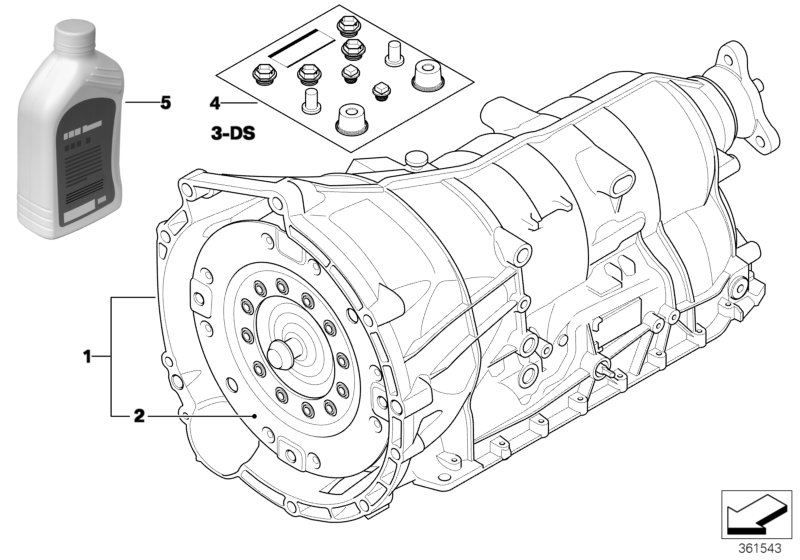 Automatic gearbox GA6HP19Z