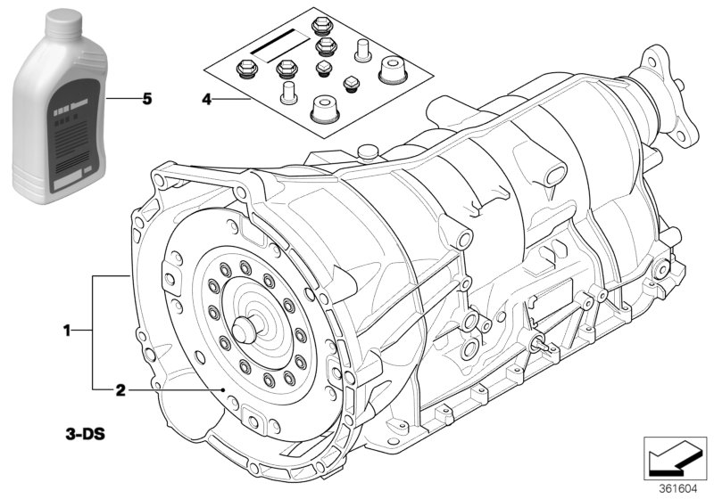 Automatic gearbox GA6HP26Z