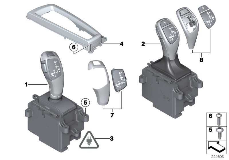 Gear selector switch