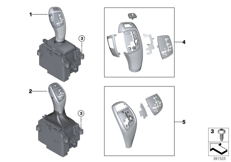 Gear selector switch
