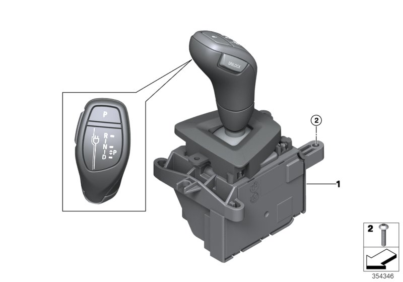 Gear selector switch