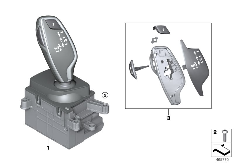Gear selector switch