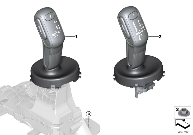 Gear selector switch