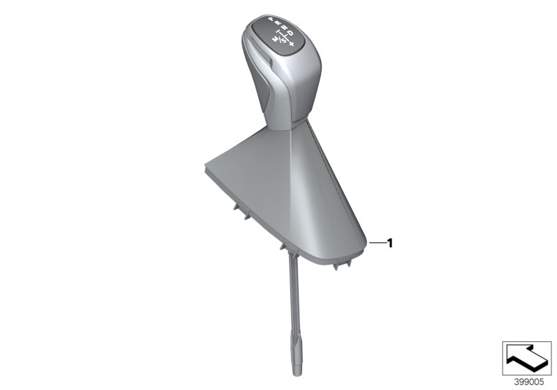 Gear selector switch PHEV