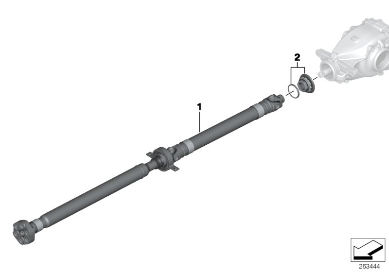 Drive shaft (swivel joint)