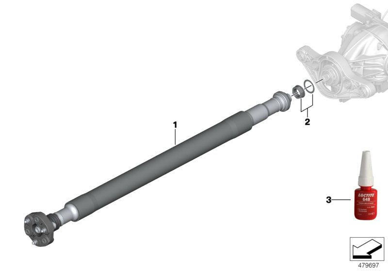 Propeller shaft CFRP