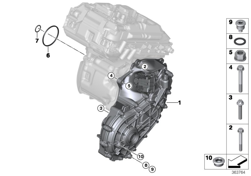 Electric gearbox / Mounting