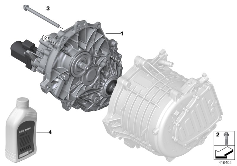 Electric gearbox / Mounting