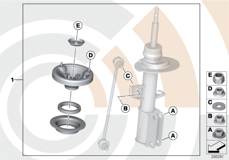 Repair kit, support bearing