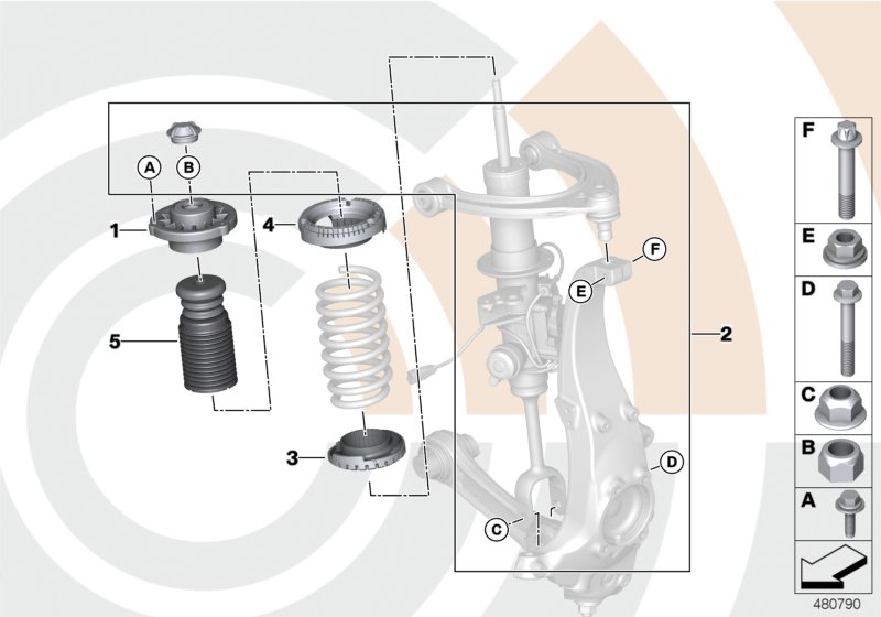 Installation kit support bearing