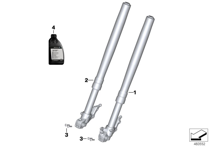 Telescopic fork, Telelever