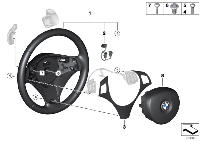 Sport st.wheel, airbag, multif./paddles