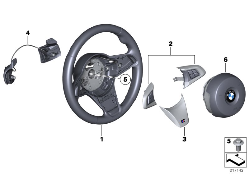 M sport st.wheel,airbag,multif./paddles
