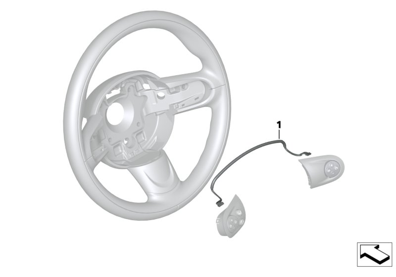 Wiring harness, multifunction / paddles