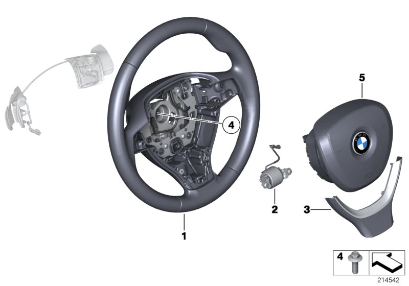 Sport st.wheel, airbag, multif./paddles