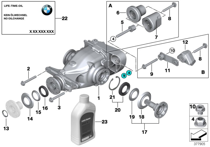 Differential-drive/output