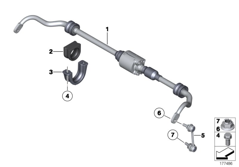 Rear stabilizer bar/Dynamic Drive