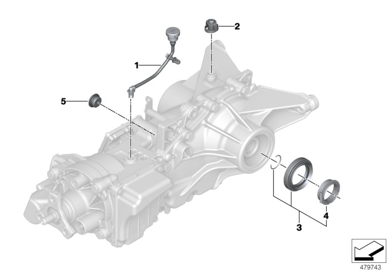 Rear-axle-drive parts