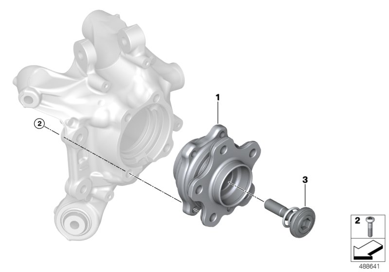 Side shaft/wheel bearings