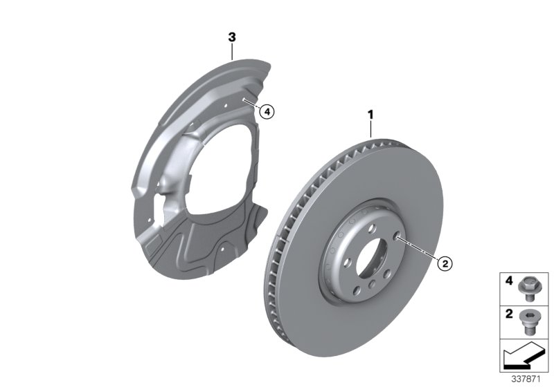 Front brake / brake disc