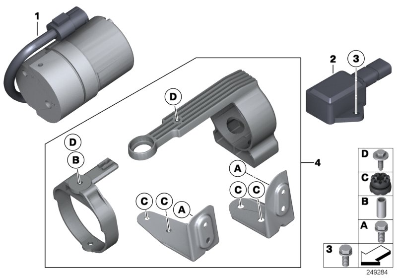 DSC compressor/senors/mounting parts
