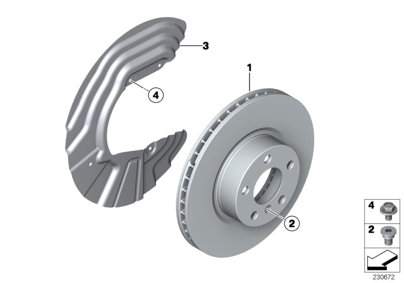 Front brake / brake disc