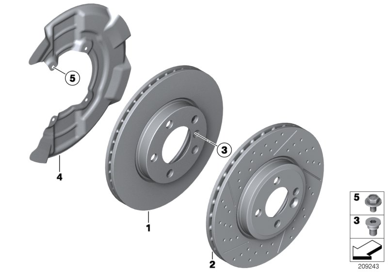 Front brake / brake disc