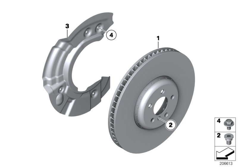 Front brake / brake disc