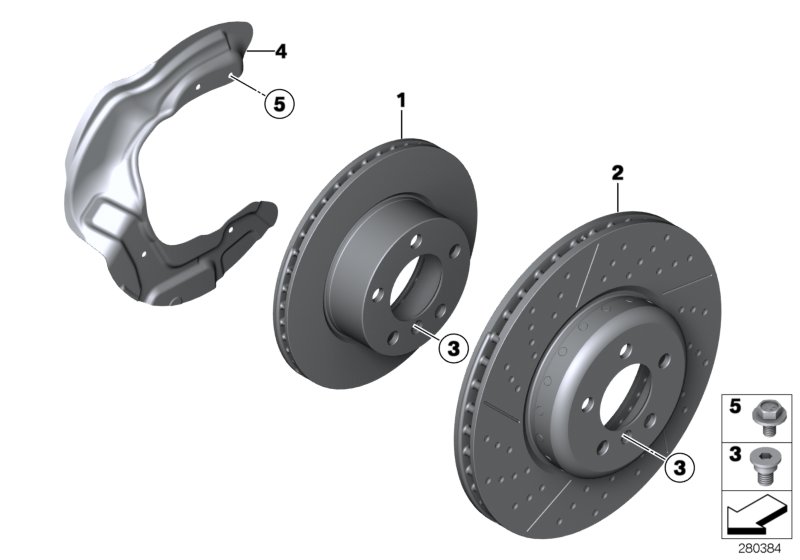 Front brake / brake disc