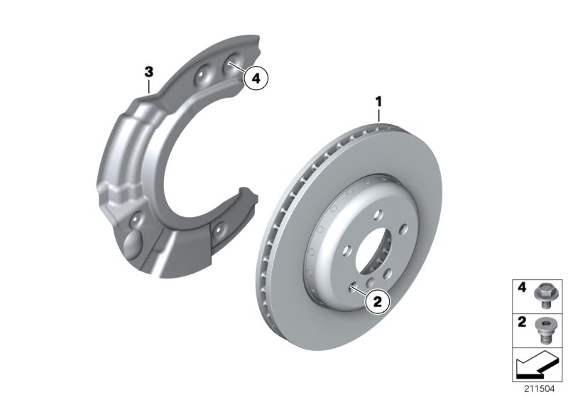 Front brake / brake disc