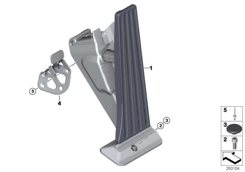Acceleration/accelerator pedal module